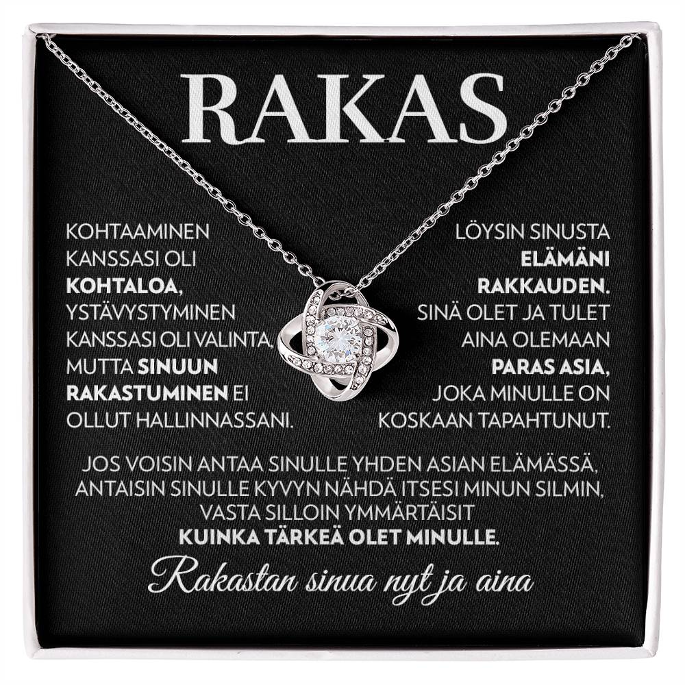 Rakkaalle - Elämäni Rakkaus - Love Knot Kaulakoru